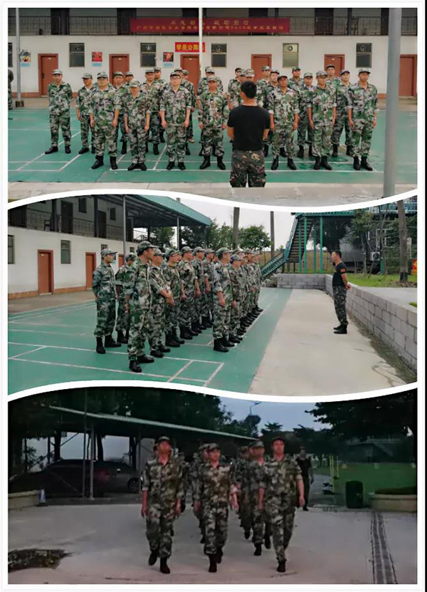 大家逐漸進入了一名軍人的狀態(tài)！
